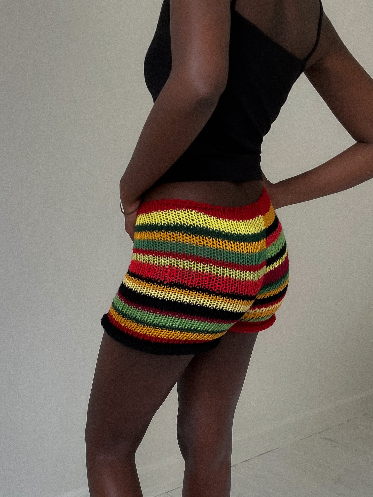 Striped knitted Shorts