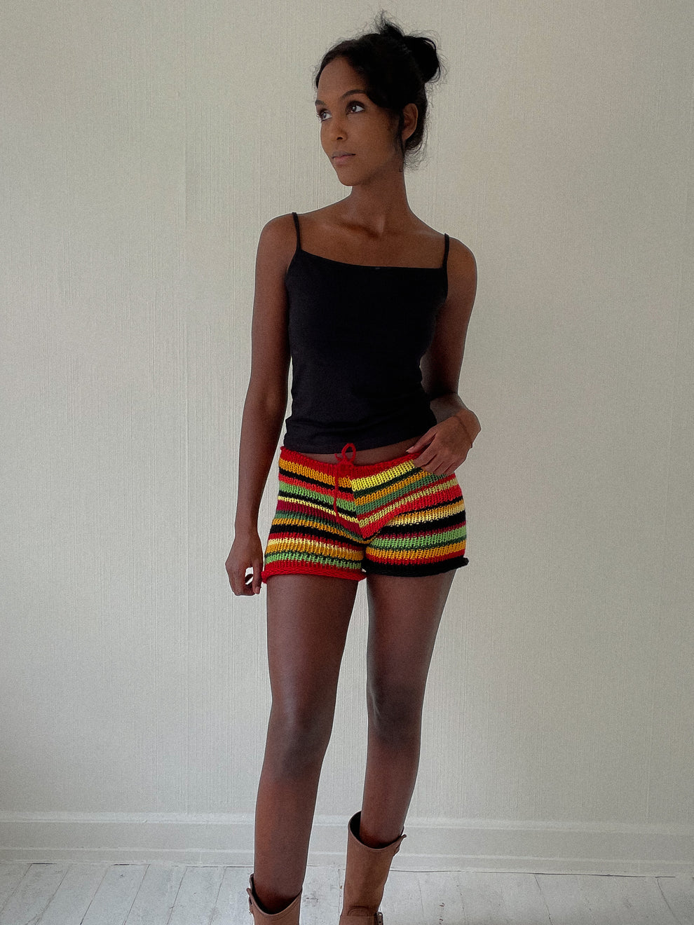 Striped knitted Shorts