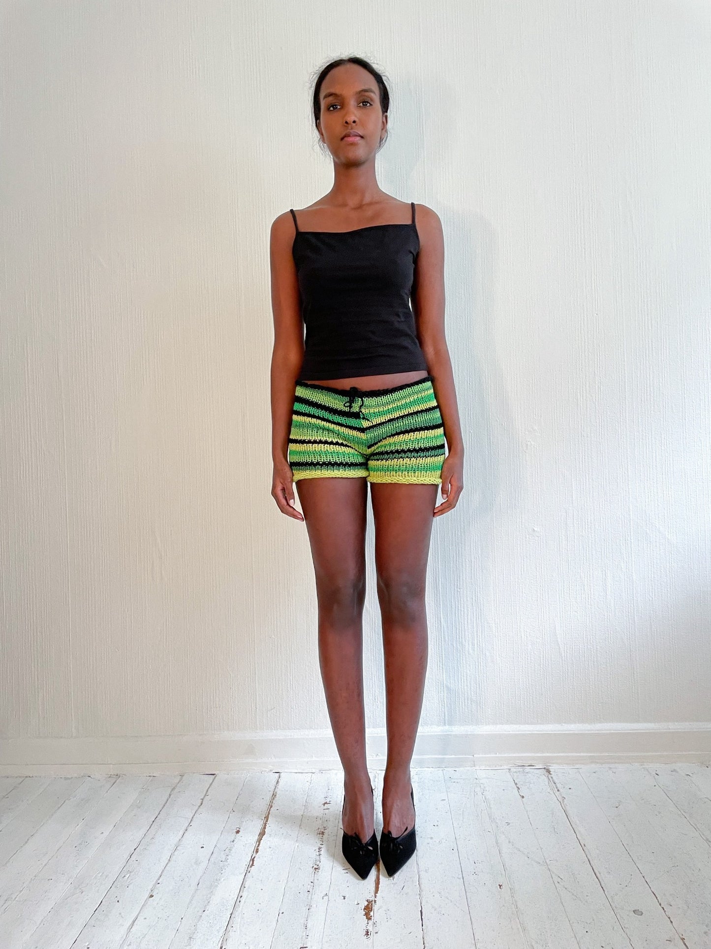 Striped knitted Shorts