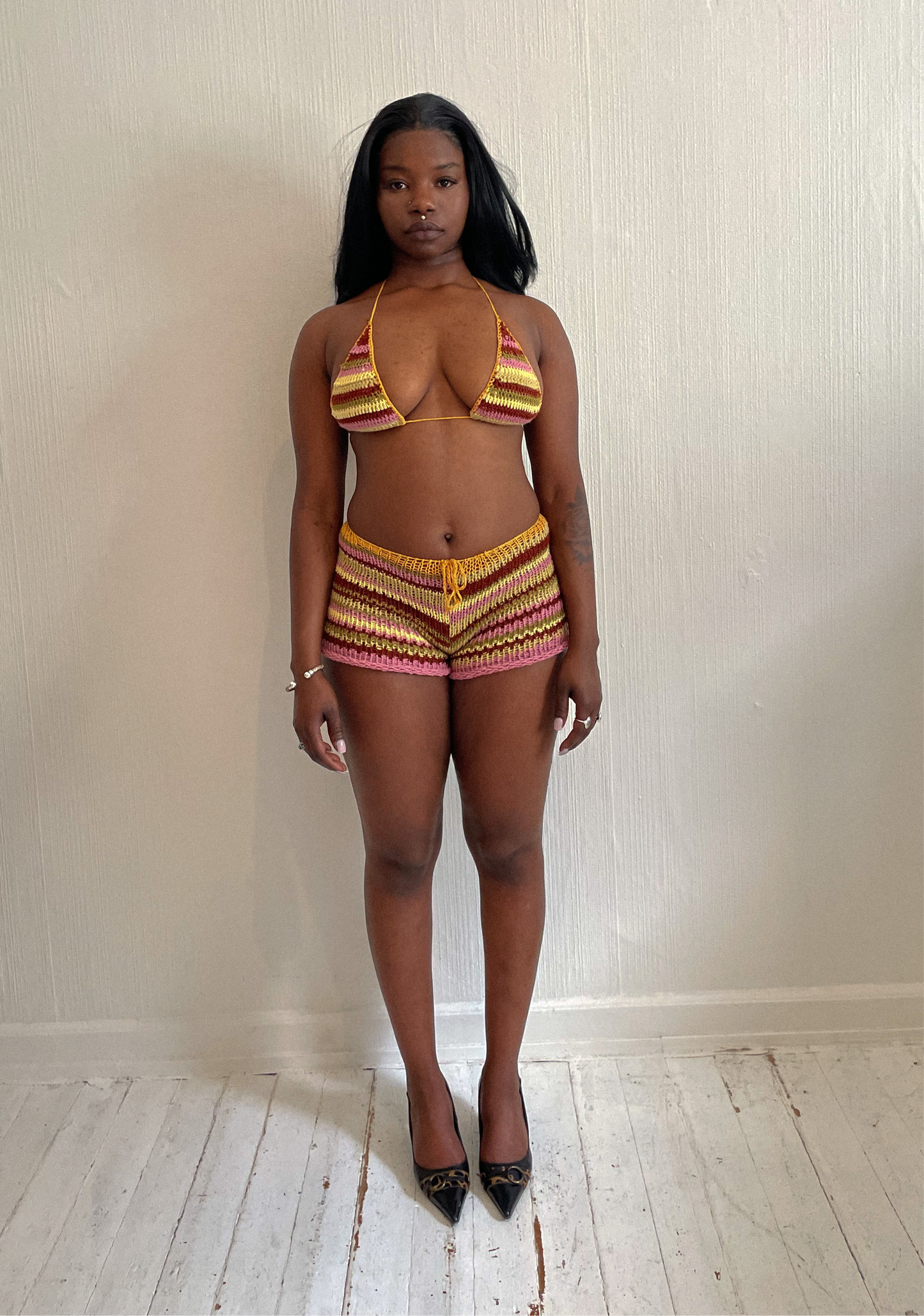 Striped summer set