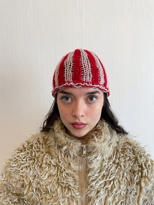 Striped beanie