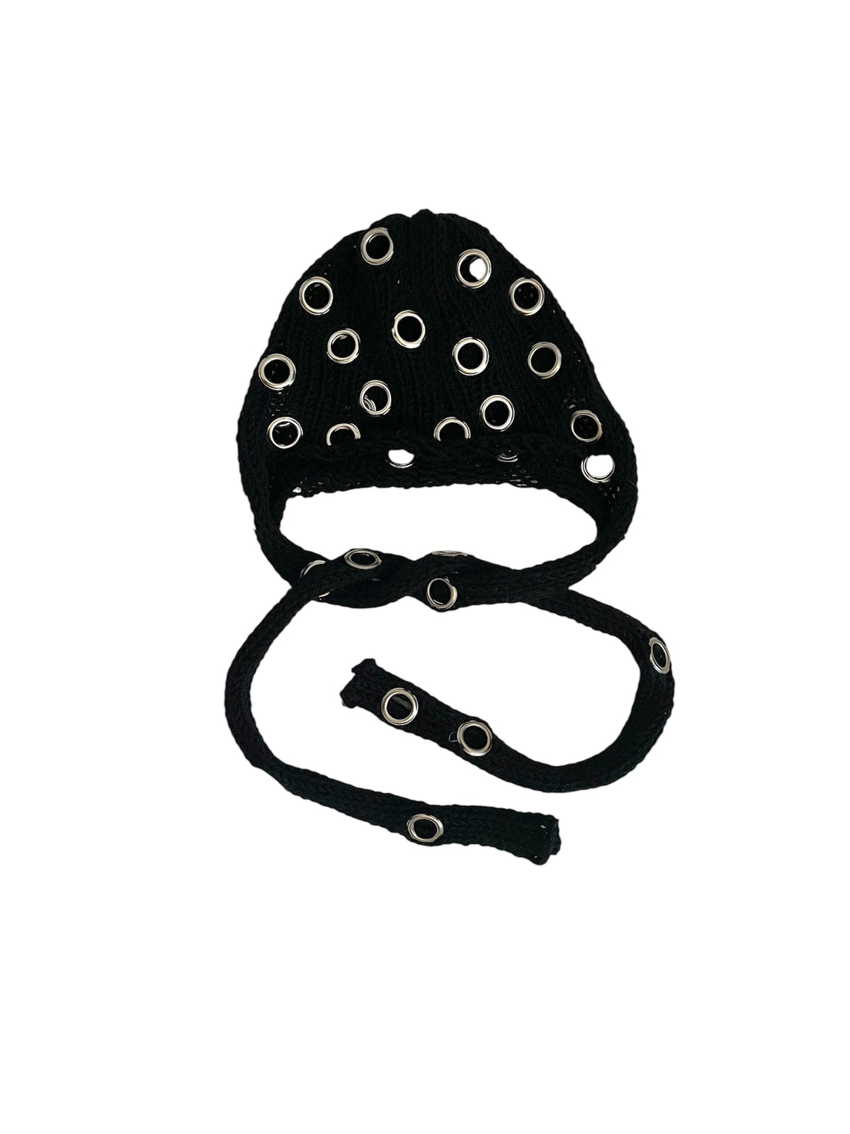 Eyelet bonnet black