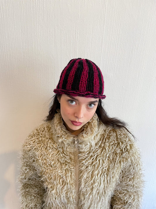 Striped beanie