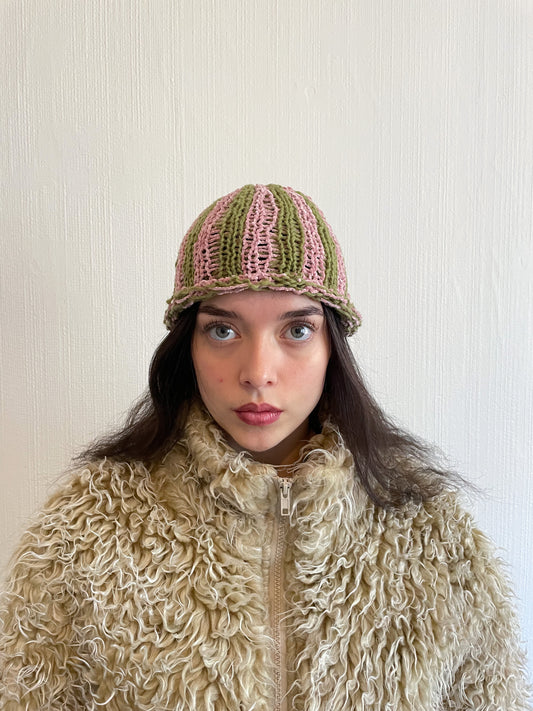 Striped beanie