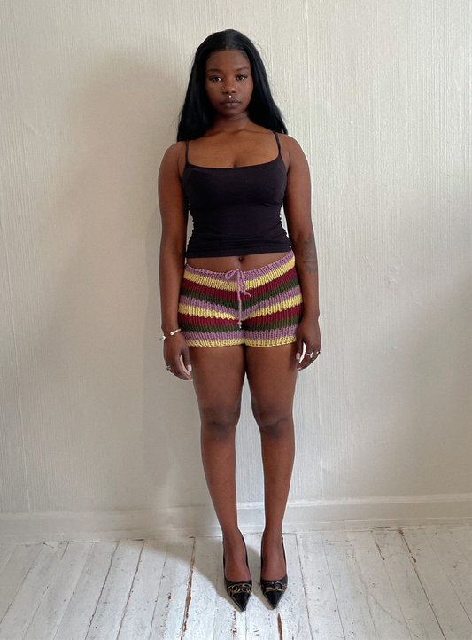 Striped knitted Shorts